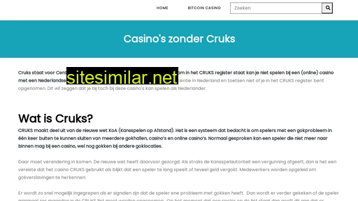 casinozondercruks.com alternative sites