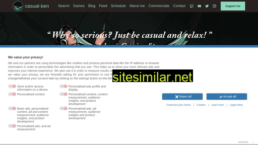 casual-ben.com alternative sites