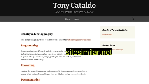 Cataldosystems similar sites