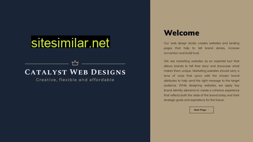 Catalystwebdesigns similar sites