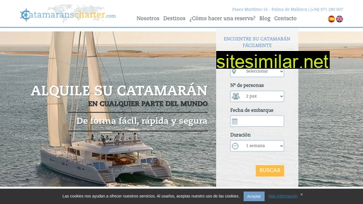 catamaranscharter.com alternative sites