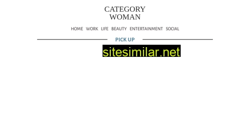 Categorywoman similar sites