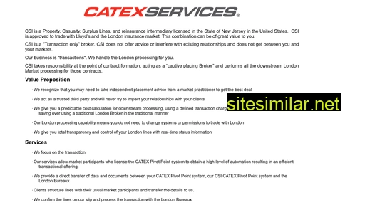 Catexservices similar sites