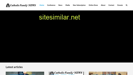 Catholicfamilynews similar sites