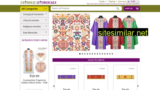 catholicliturgicals.com alternative sites