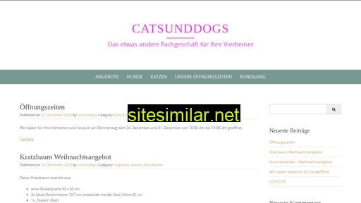 Catsunddogs similar sites