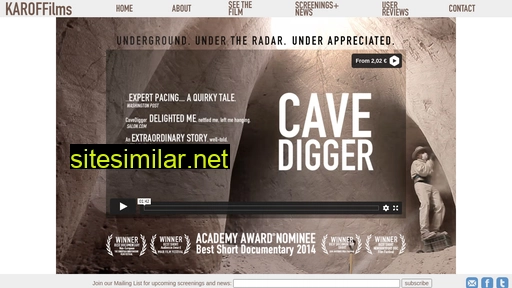 Cavediggerdocumentary similar sites