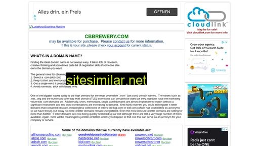 cbbrewery.com alternative sites