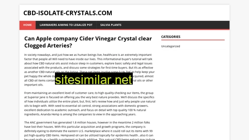 Cbd-isolate-crystals similar sites