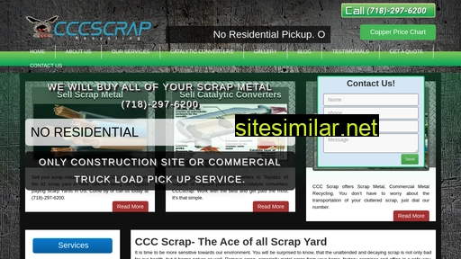 cccscrap.com alternative sites
