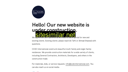ccdcinternational.com alternative sites