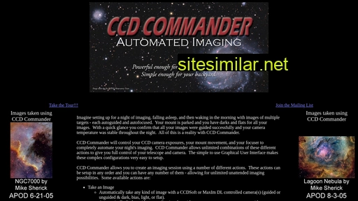 Ccdcommander similar sites