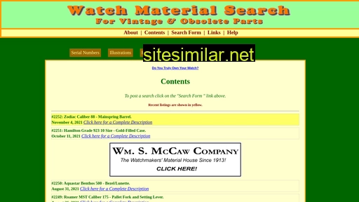 ccwatchmaker.com alternative sites