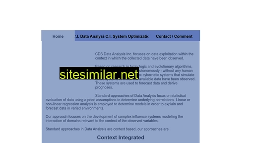 Cds-data-analysis similar sites
