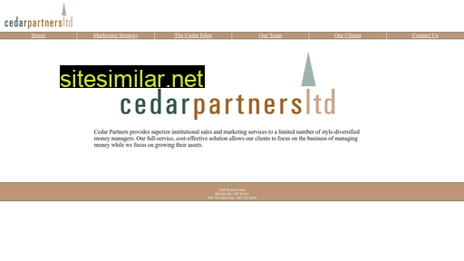 cedarpartnersltd.com alternative sites