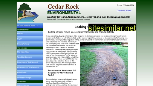 cedarrockenvironmental.com alternative sites