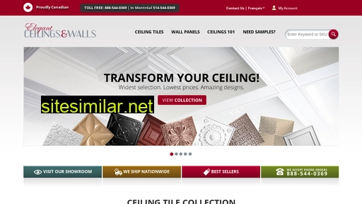 ceilingsandwalls.com alternative sites