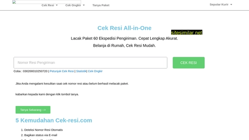 cek-resi.com alternative sites