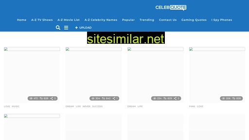celebquote.com alternative sites