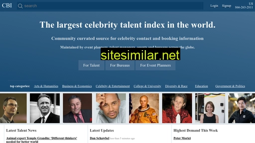 Celebritybookinginfo similar sites