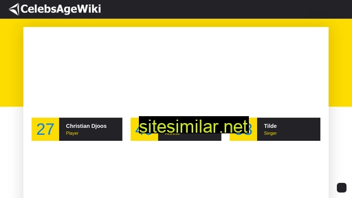 Celebsagewiki similar sites