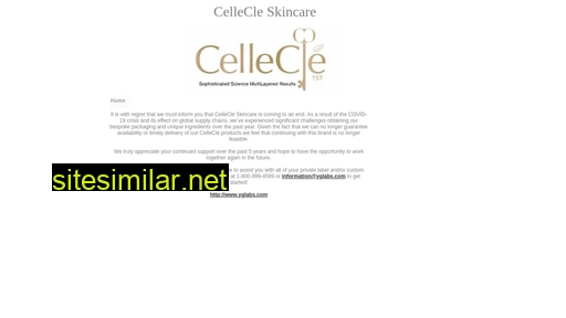 cellecleskincare.com alternative sites