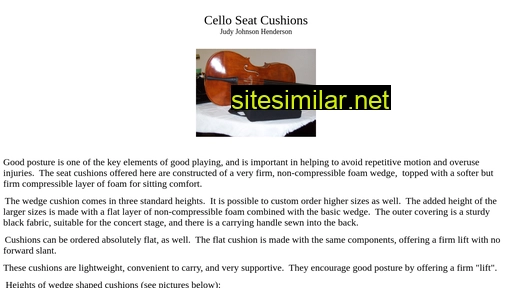 celloseatcushions.com alternative sites