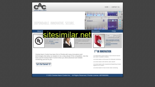 centralalarmcontrol.com alternative sites