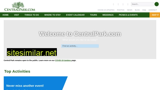 centralpark.com alternative sites
