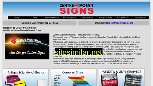 Centrepointsigns similar sites