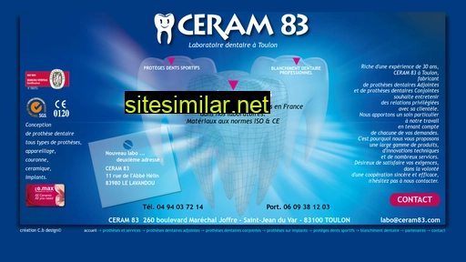 Ceram83 similar sites