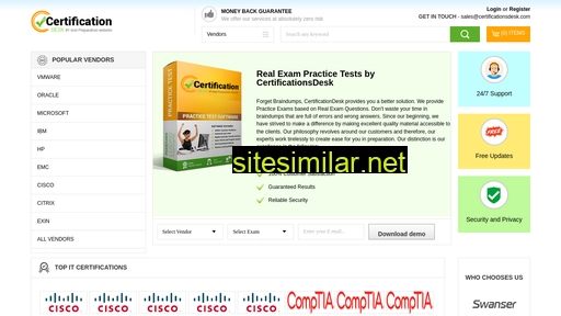 certificationsdesk.com alternative sites