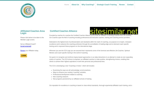 certifiedcoachesalliance.com alternative sites