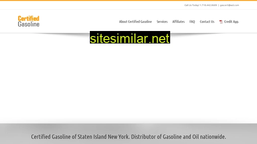 certifiedgasoline.com alternative sites