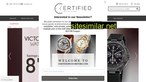 certifiedwatchstore.com alternative sites