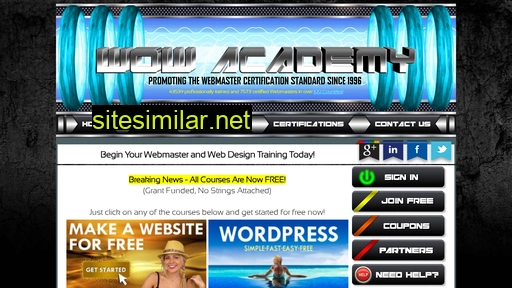 Certified-internet-webmaster similar sites