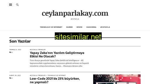 Ceylanparlakay similar sites