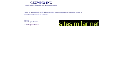 Cezwho similar sites