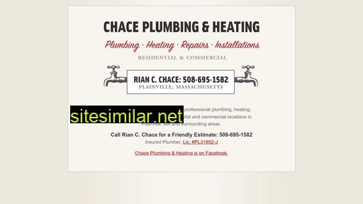 chaceplumbing.com alternative sites