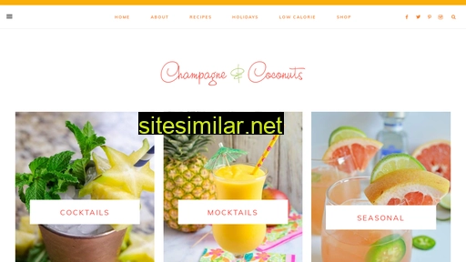Champagneandcoconuts similar sites