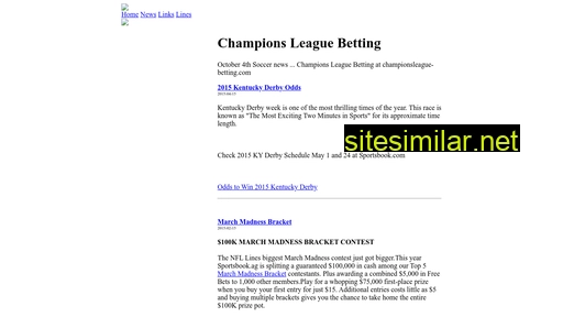 Championsleague-betting similar sites