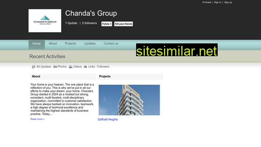 chandasgroup.com alternative sites
