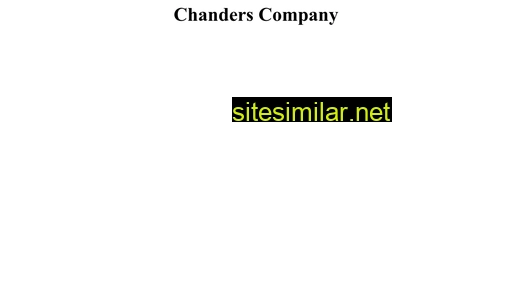 chanders.com alternative sites