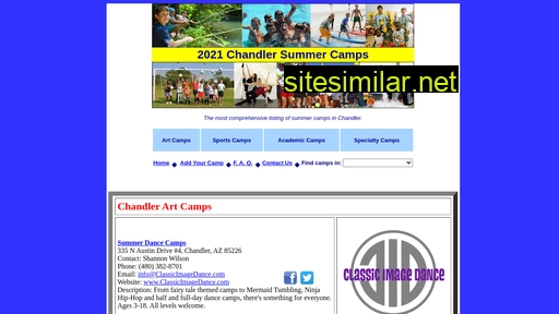 chandlersummercamps.com alternative sites