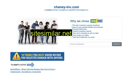 chaney-inc.com alternative sites