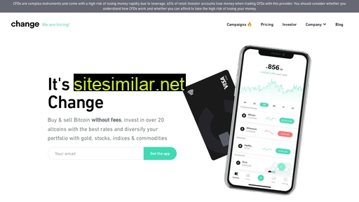 changeinvest.com alternative sites