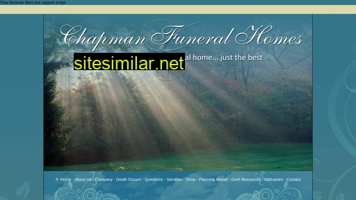 chapmanfuneralcare.com alternative sites