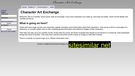 characterartexchange.com alternative sites