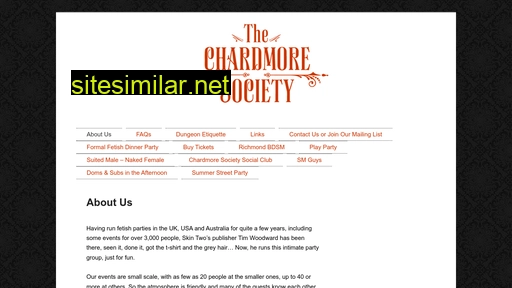chardmoresociety.com alternative sites