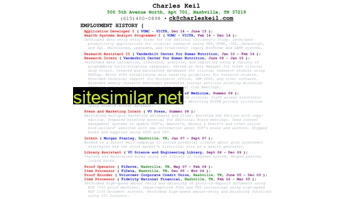 charleskeil.com alternative sites